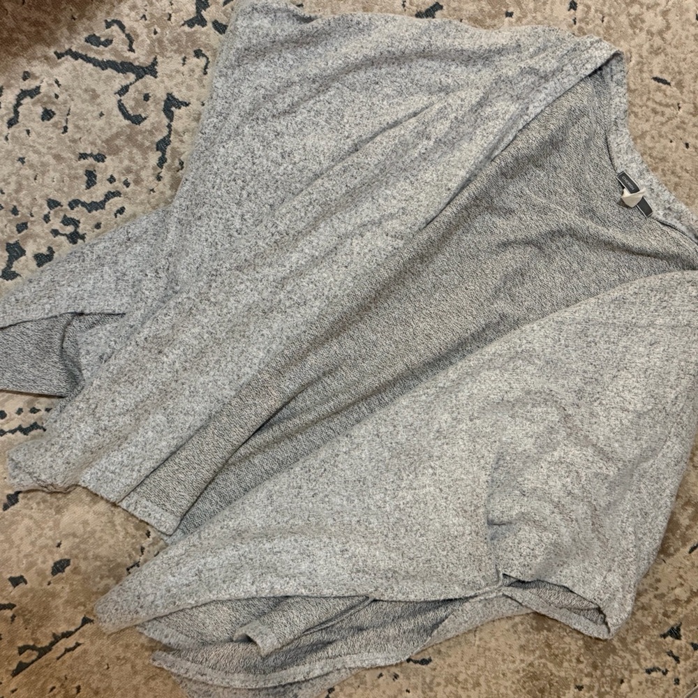 Cozy Gray Knit Cardigan
